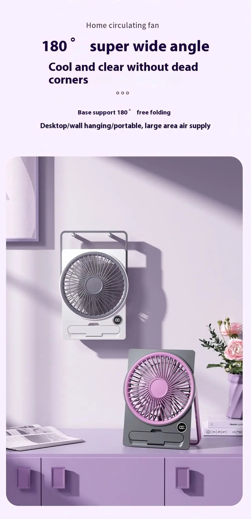 Whisper-Quiet USB Table Fan
