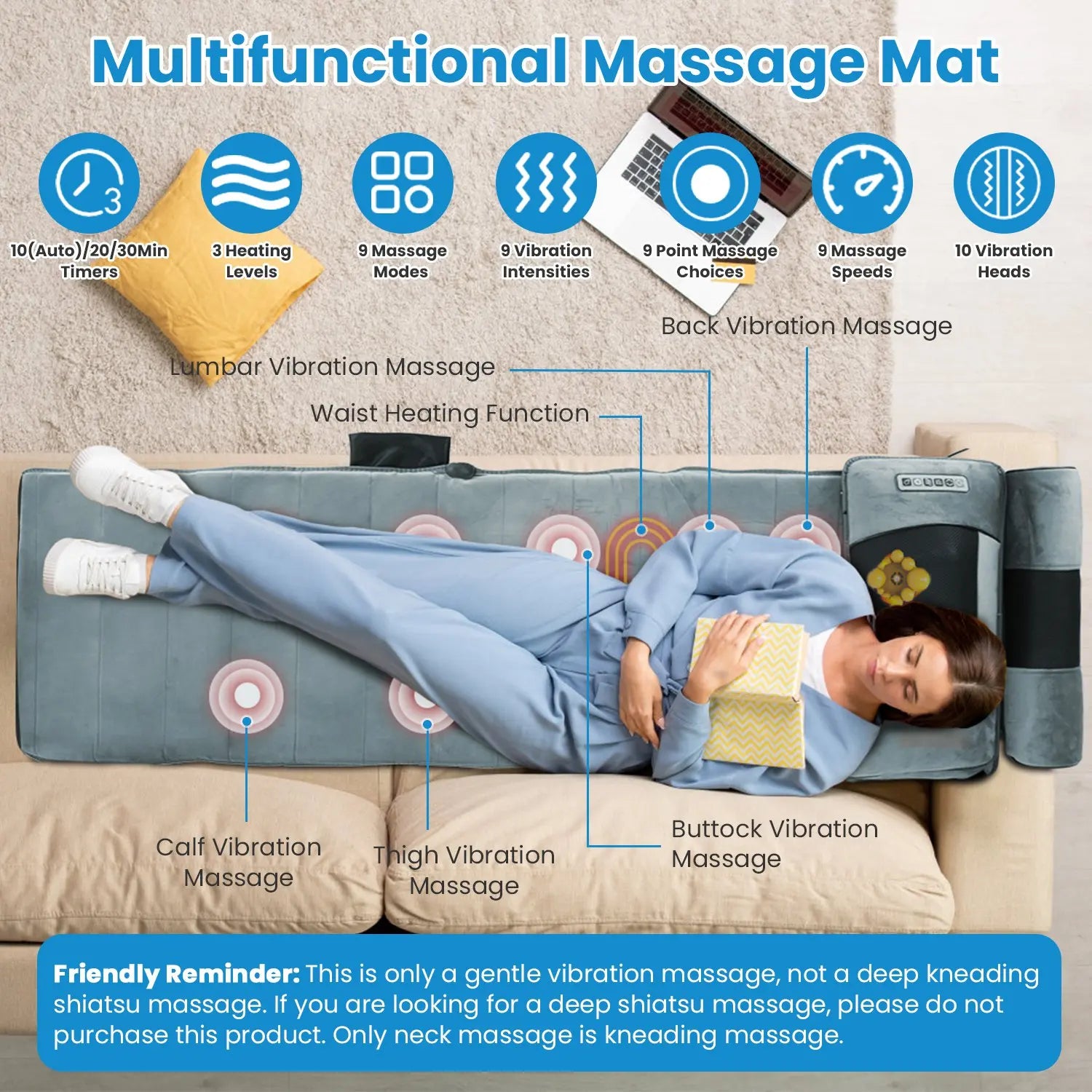 Relaxing Vibe Massage Cushion